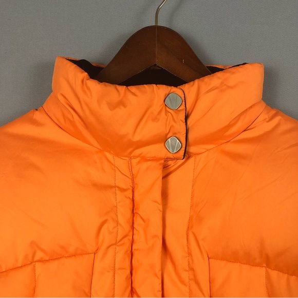 SUNICE Goose Down Puffer Jacket Coat Size 8 Full Zip Thumbhole Sleeve Inner Hood - Picture 3 of 16